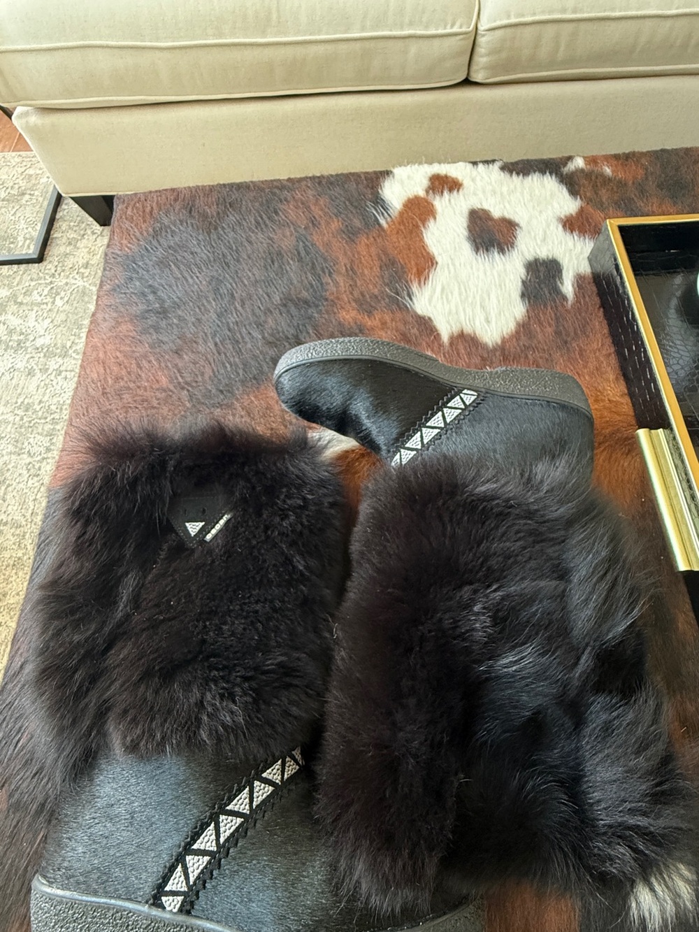 OSCAR CRISTINA SPORT ITALIAN Fur Winter Boots SZ 39 - Picture 13 of 14